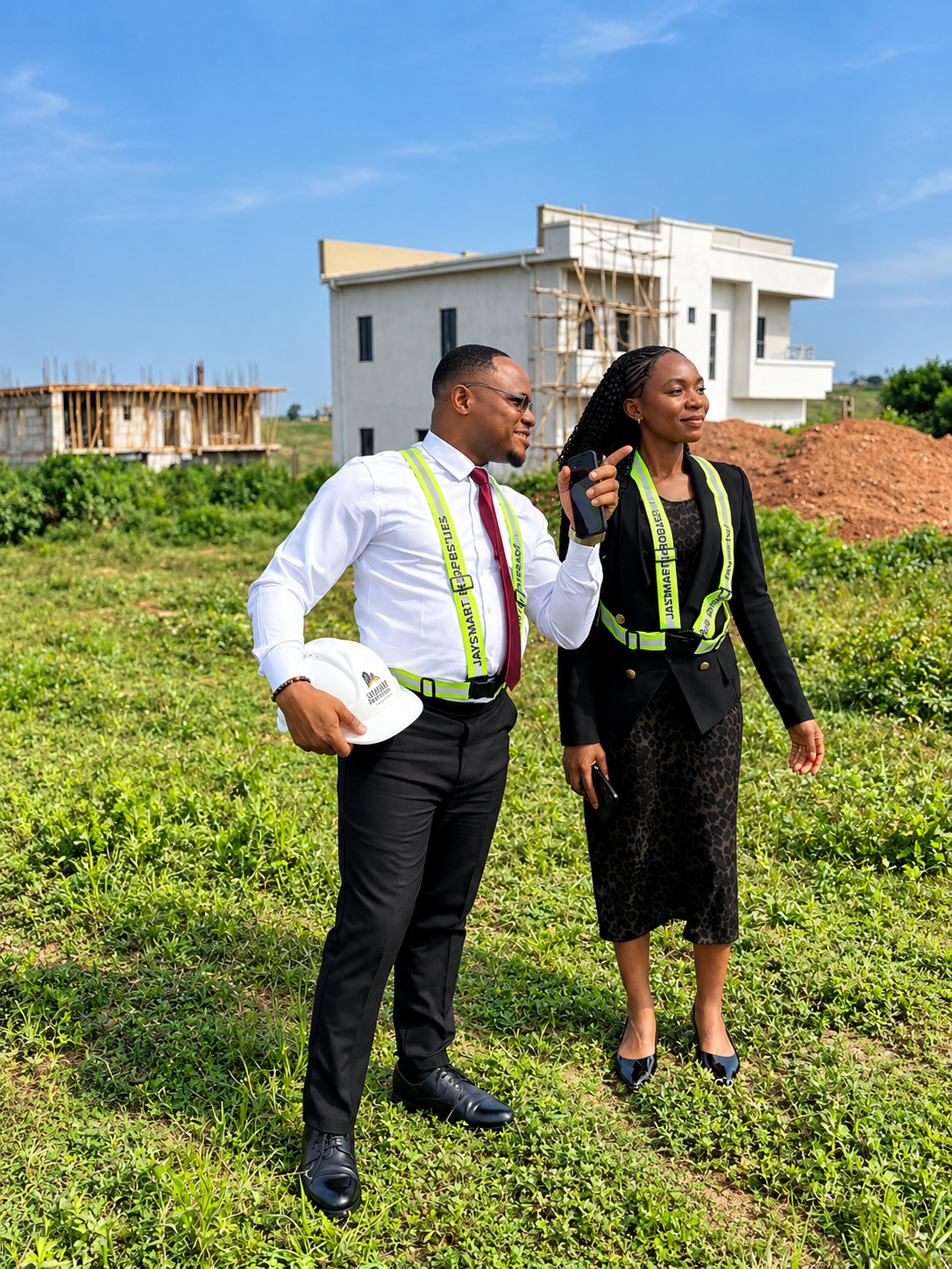 Mr. John Uduma on site